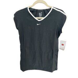Brand new Women's Nikefit Dry V neck Top, Size small 4-6